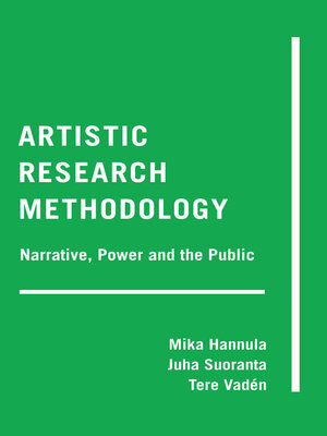 cover image of Artistic Research Methodology